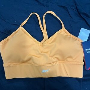 BNWT Orange Reebok Sports Bra